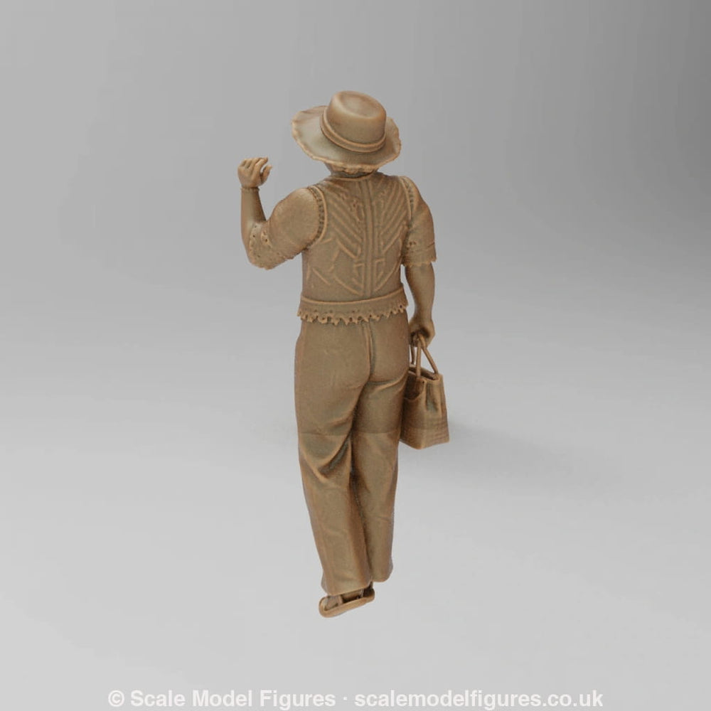 SW8187 Lady in Summer Clothes and Hat - Figure