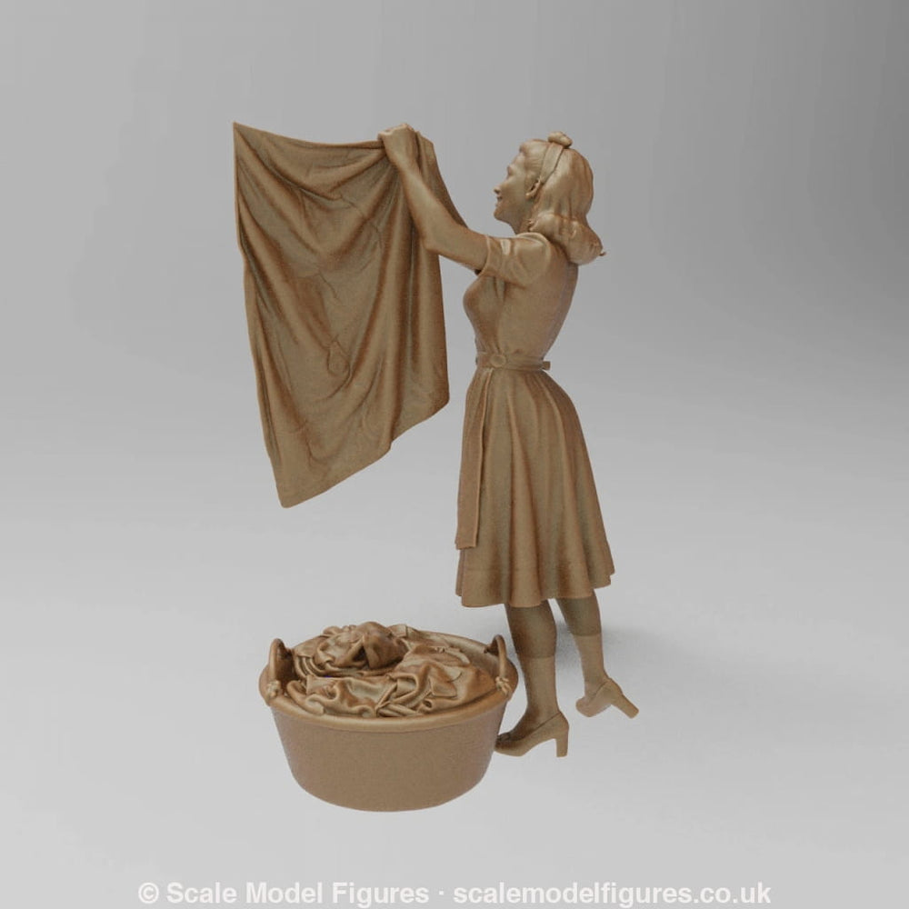 SW8188 Lady Hanging out Laundry - Figure