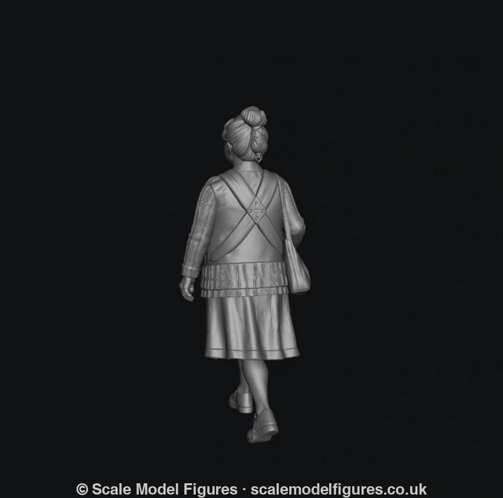 SMF8300 Grandma Carrying Baby in Harness 1 - Figure