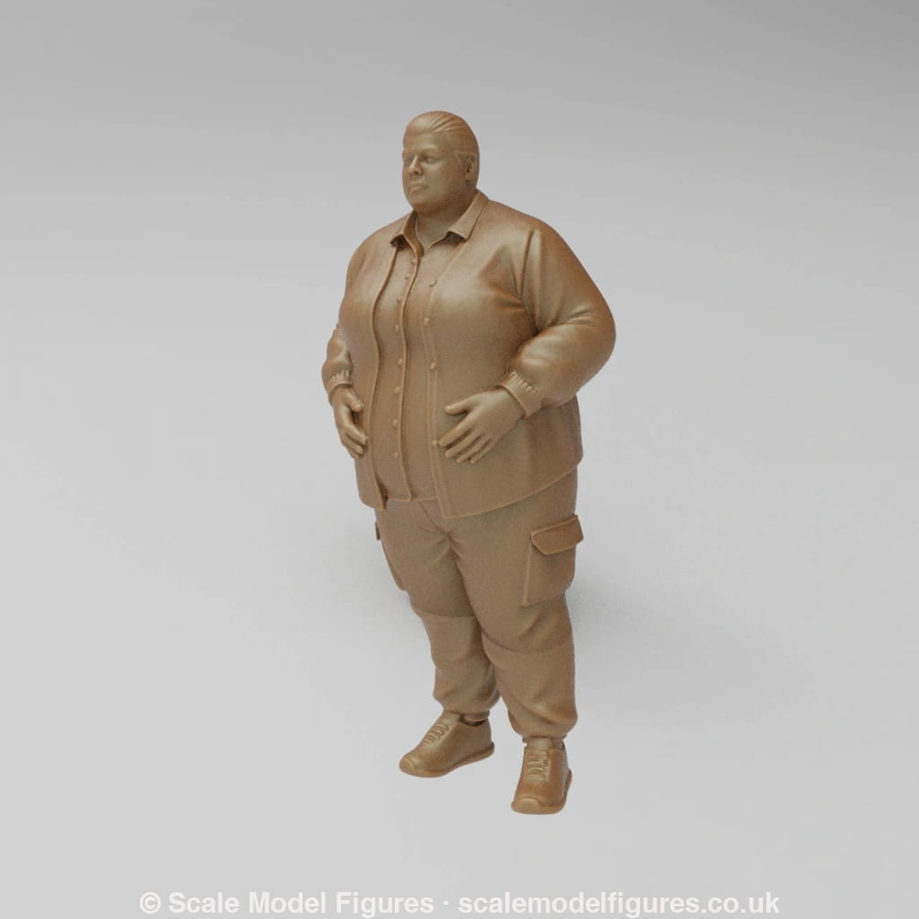 SW9075 Large Female with Short Hair - Figure