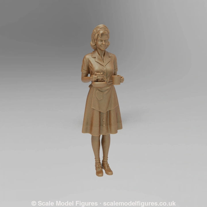 SW9114 Waitress with coffee - Figure