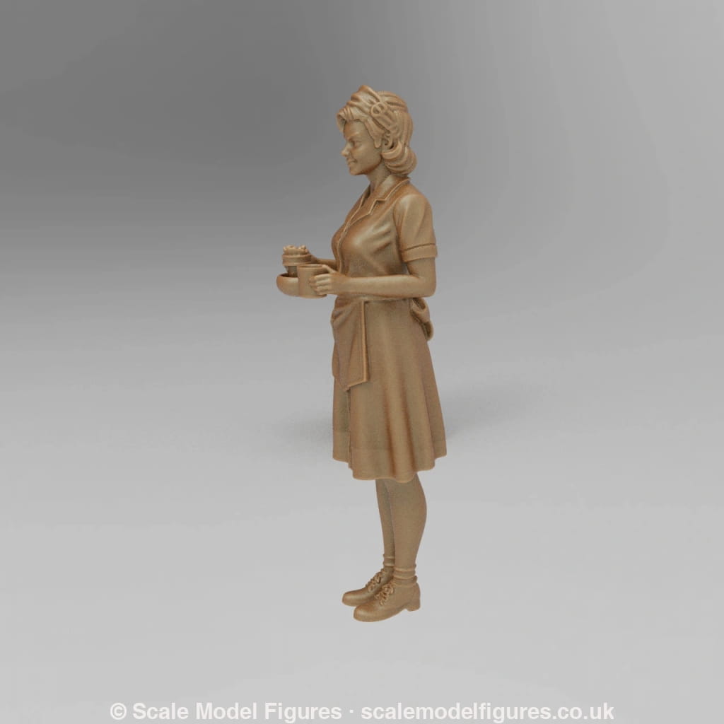 SW9114 Waitress with coffee - Figure