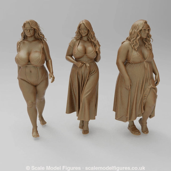SW9124 Busty Girls Walking - Figure