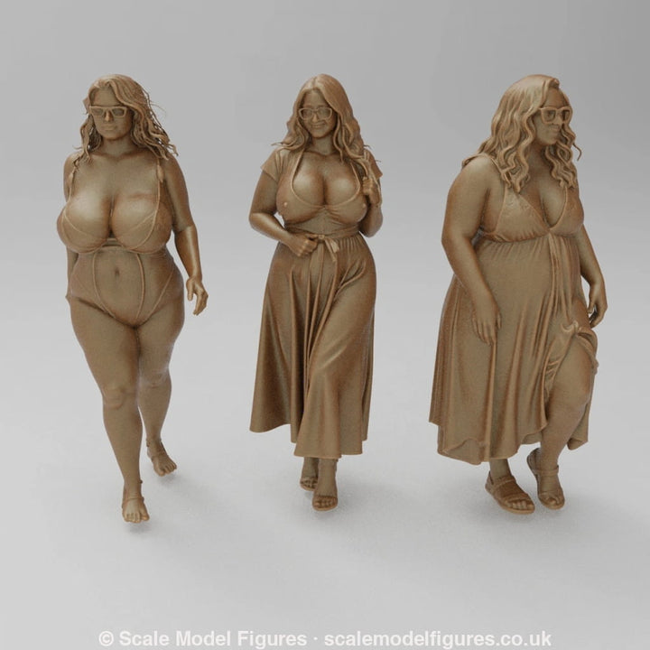 SW9124 Busty Girls Walking - Figure