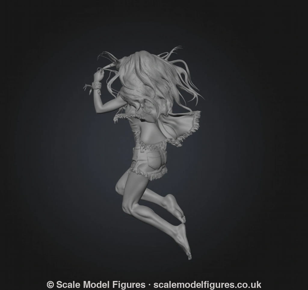 SW9215 Girl Leaping into the Air - Figure