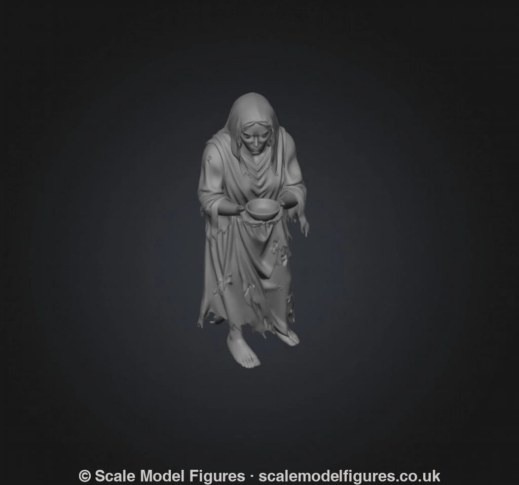 SW9231 Female Begger - Figure