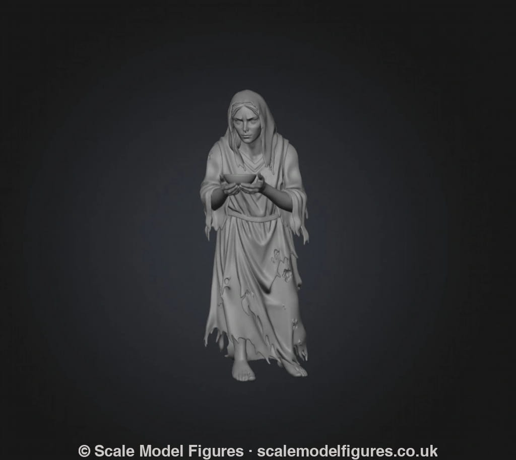 SW9231 Female Begger - Figure