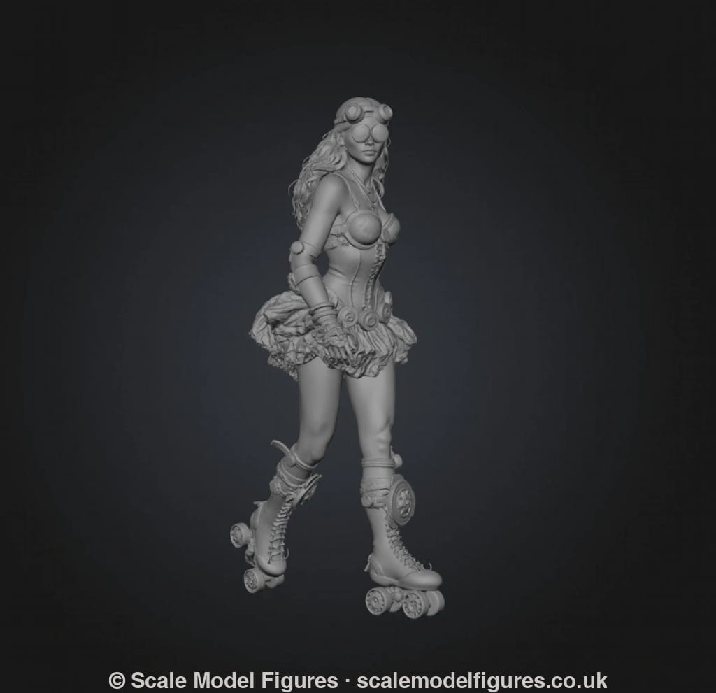 SW9263 - Steampunk - Gilded Rider girl - Figure
