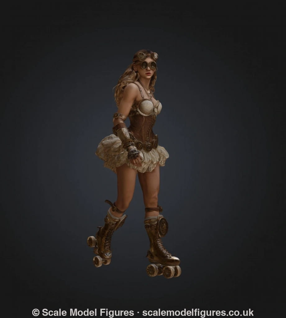 SW9263 - Steampunk - Gilded Rider girl - Figure