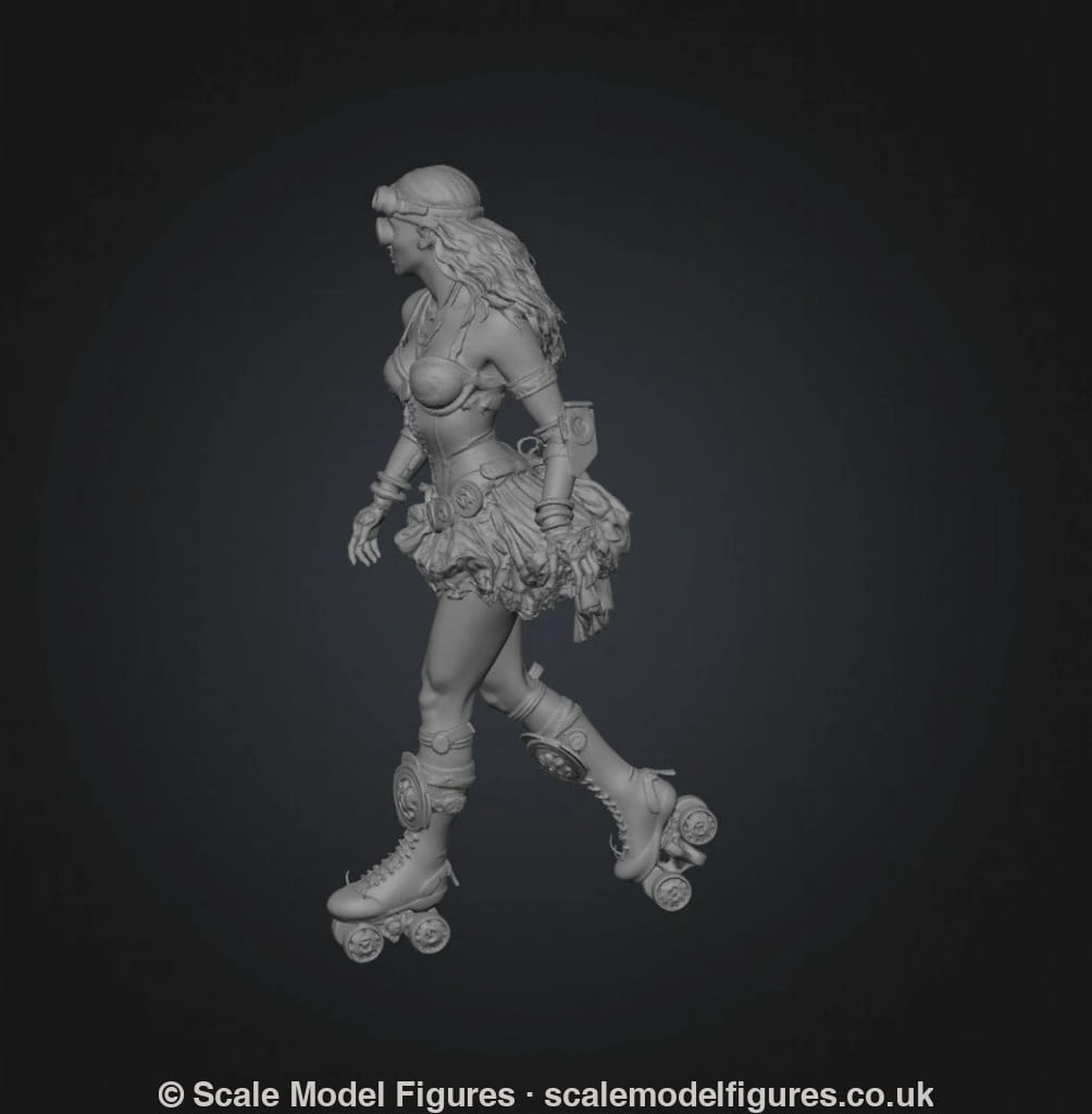 SW9263 - Steampunk - Gilded Rider girl - Figure