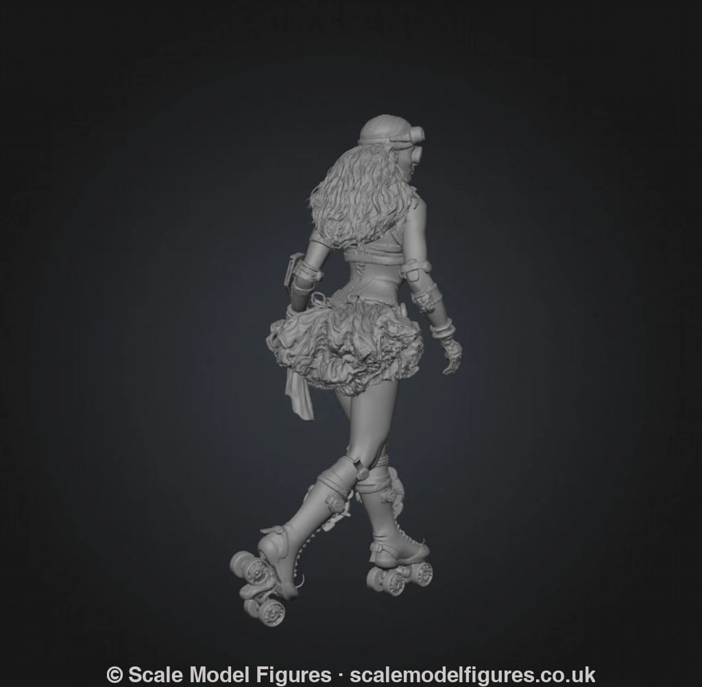SW9263 - Steampunk - Gilded Rider girl - Figure