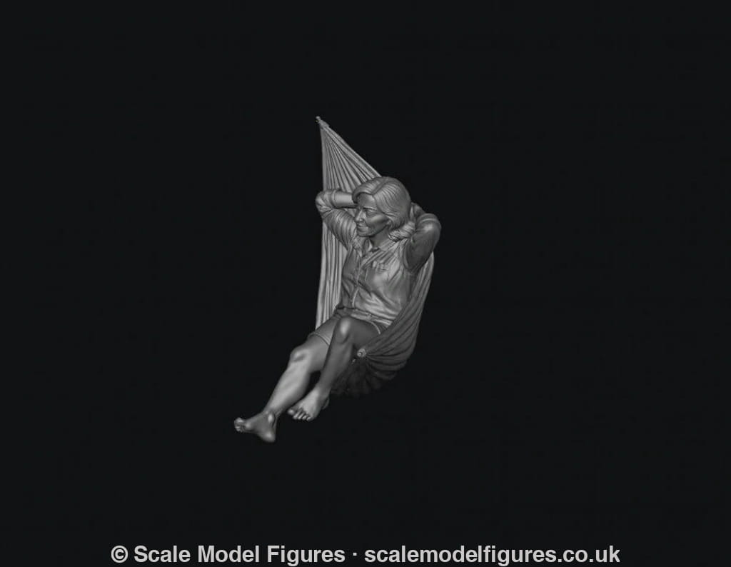SMF9364 Female in Hammock - Figure