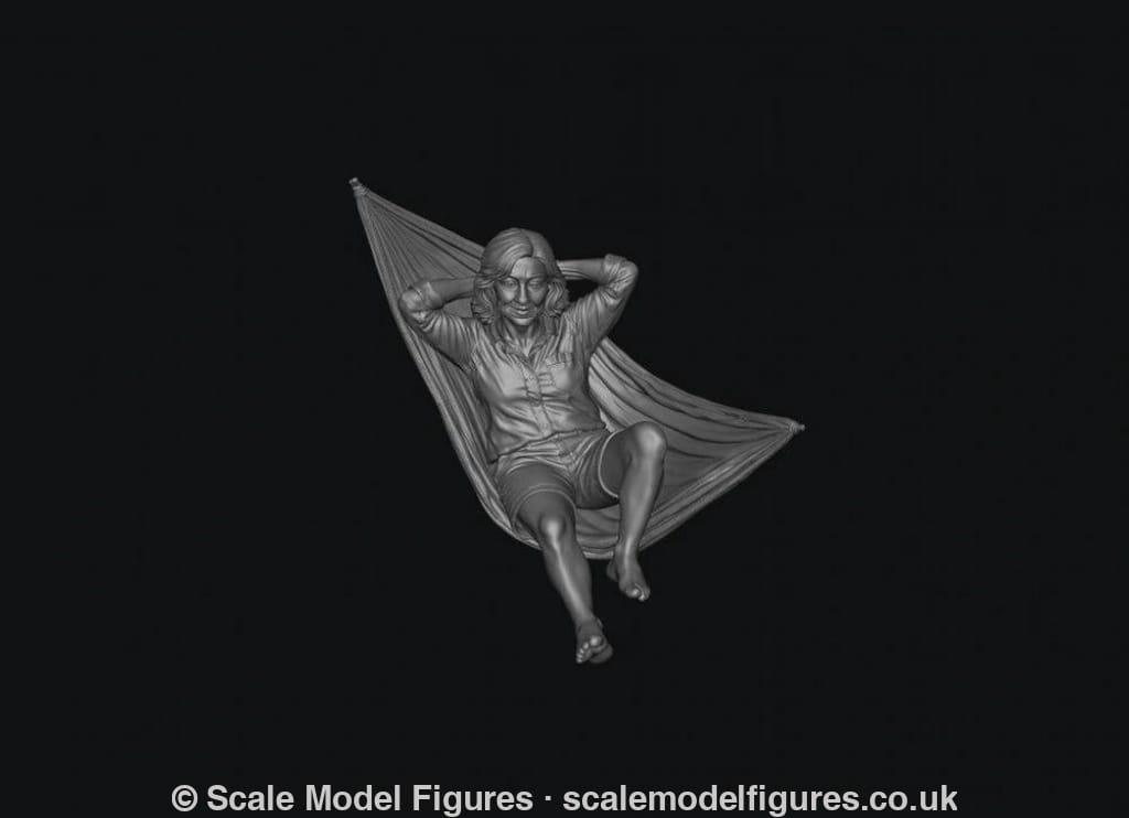 SMF9364 Female in Hammock - Figure