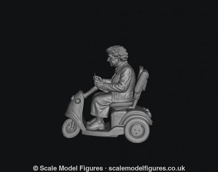 SMF9524 Female Pensioner A on Electric Scooter - Figure