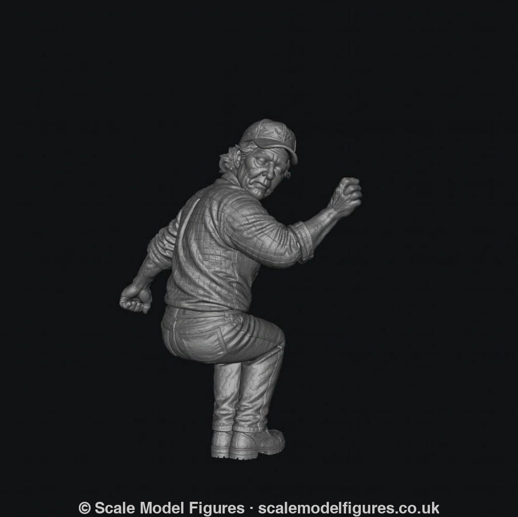 SMF9554 1:32 Scale Female Sitting Tractor Driver 2 - Figure