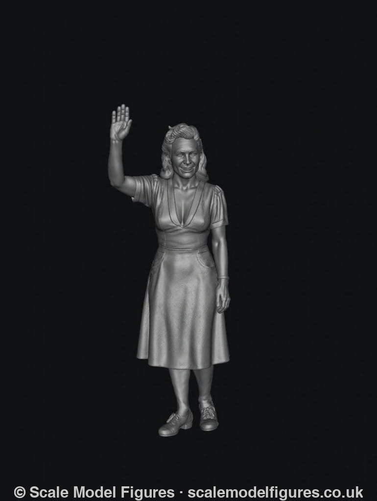 SMF9567 1940 Female Waving D - Figure