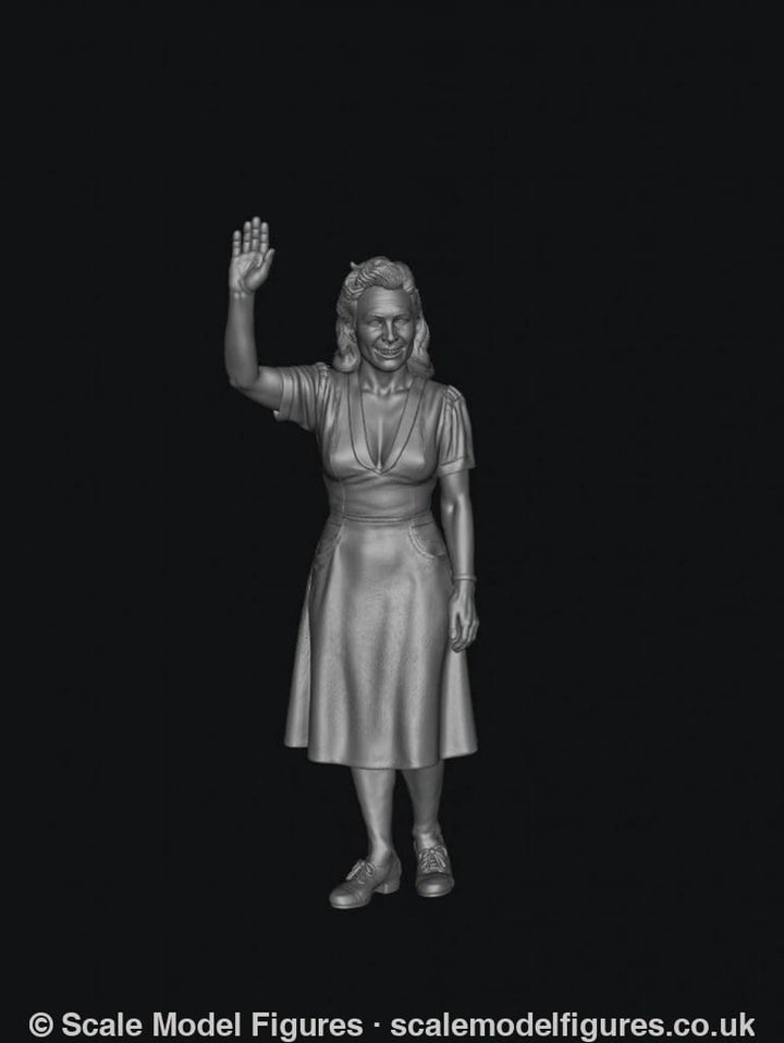 SMF9567 1940 Female Waving D - Figure