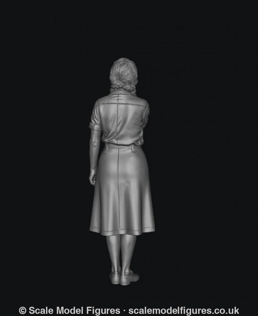 SMF9567 1940 Young Female Blowing a Kiss E - Figure