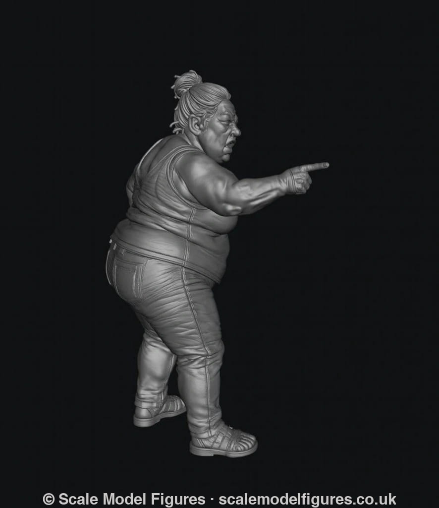 SMF9569 Drunk Female Fighting 2 - Figure