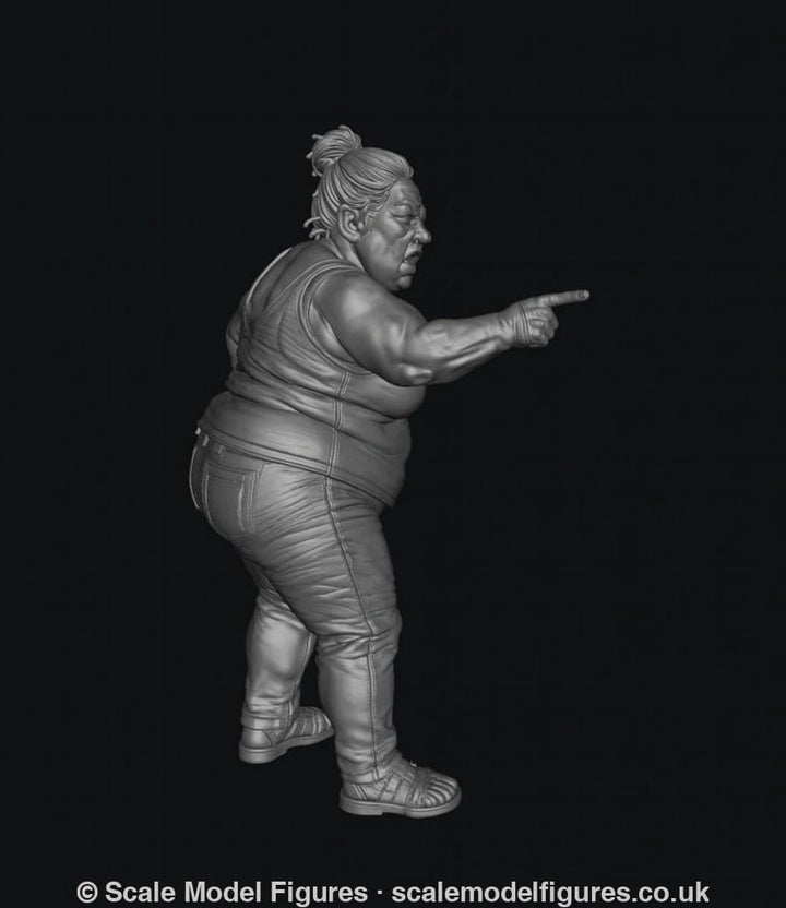 SMF9569 Drunk Female Fighting 2 - Figure