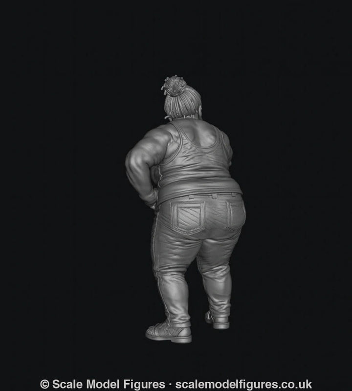 SMF9569 Drunk Female Fighting 2 - Figure