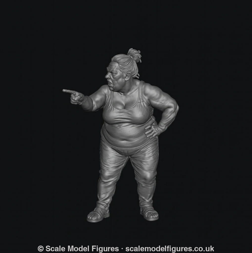 SMF9569 Drunk Female Fighting 2 - Figure