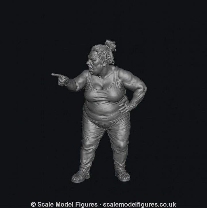 SMF9569 Drunk Female Fighting 2 - Figure