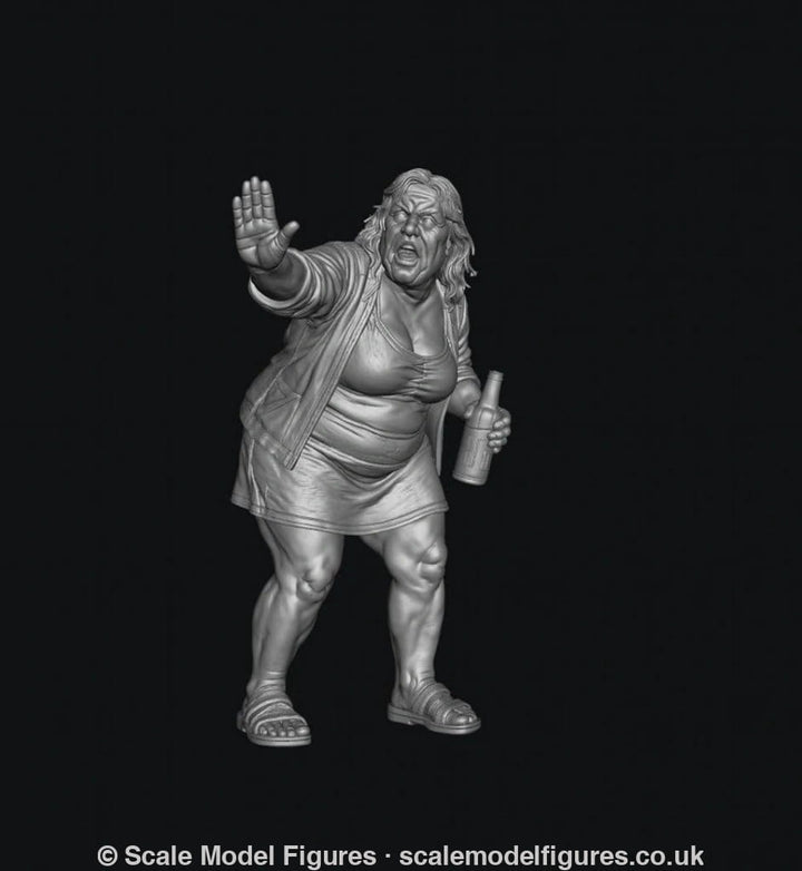 SMF9569 Drunk Female Fighting 3 - Figure