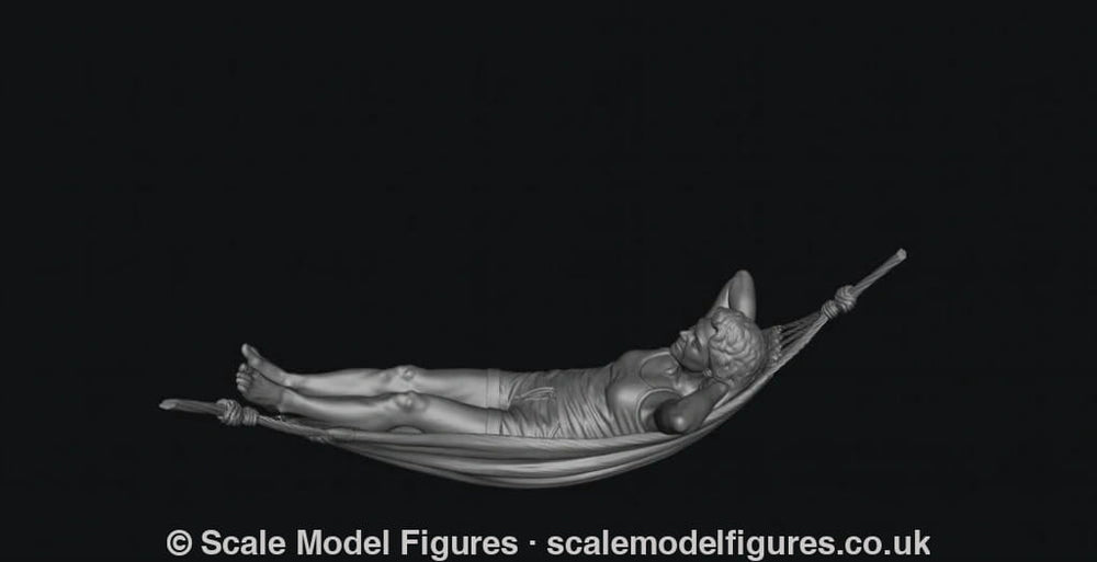 SMF9570 Female Relaxing in a Hammock - Figure