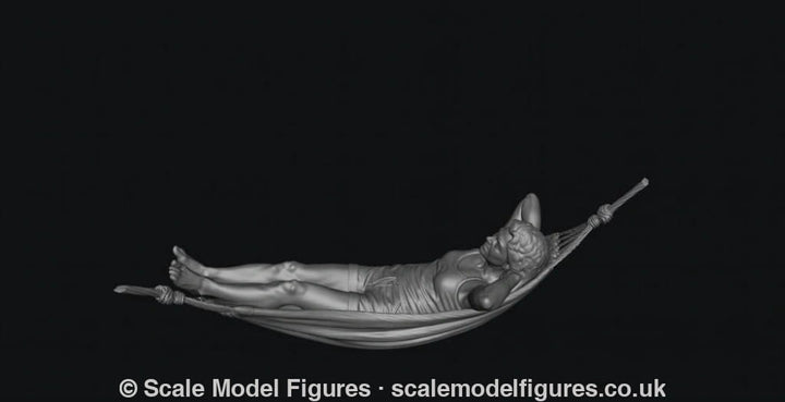 SMF9570 Female Relaxing in a Hammock - Figure