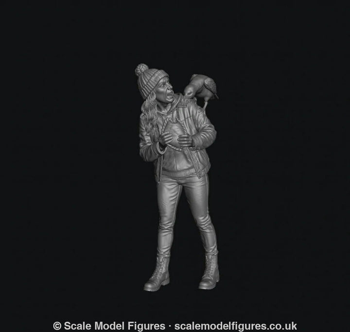 SMF9571 Female with Pastie and Seagull Fight - Figure