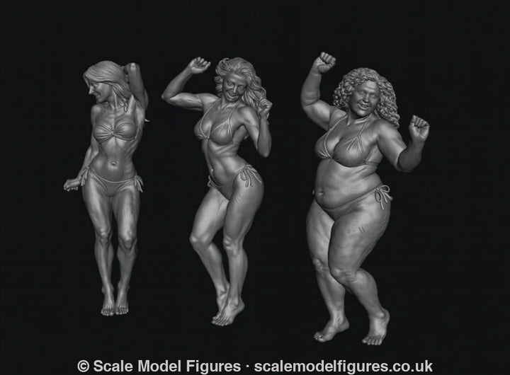 SMF9593 3 dancing Bikini Girls - Figure