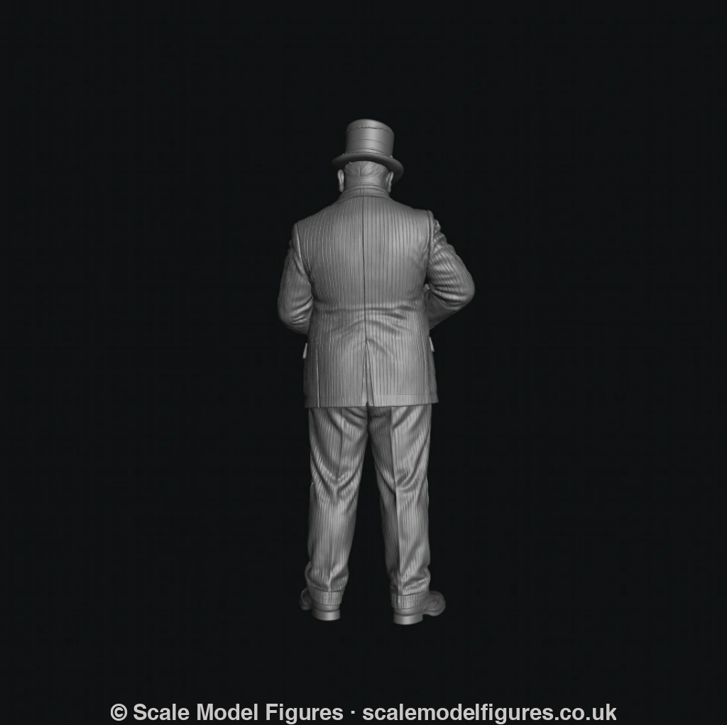 SMF9656 Churchill and Tommy Gun - Figure