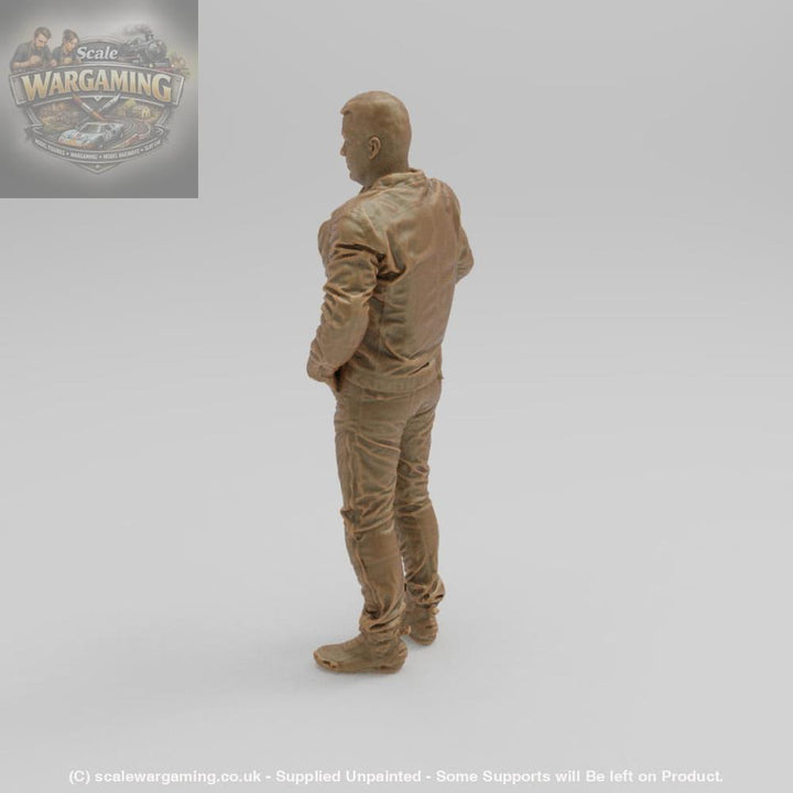 SW036 Young Motorcyclist in Leathers - Figure