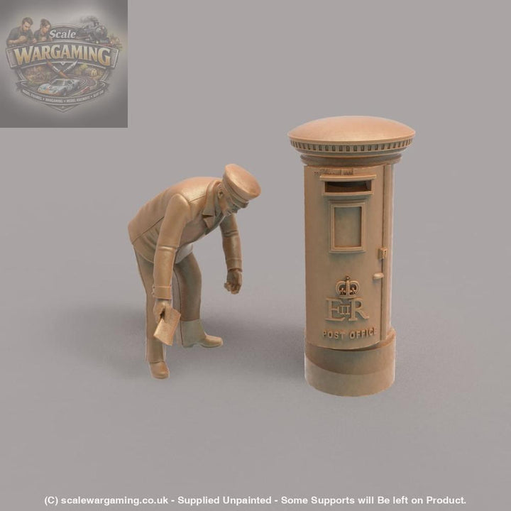 MM1010 Postman and mail box Figure