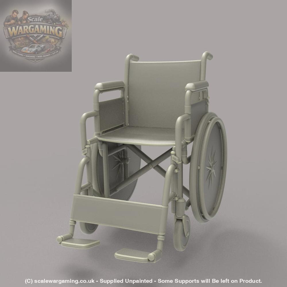 MM1212 Old man sitting in a wheel chair Figure