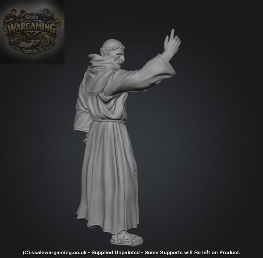 SW2178 Angry Monk Giving Sermon - Figure