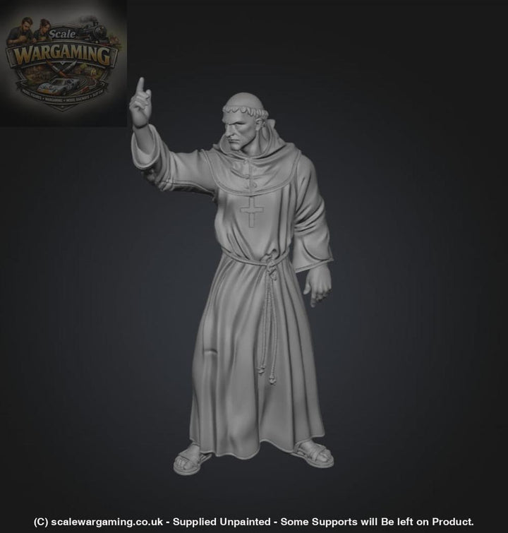 SW2178 Angry Monk Giving Sermon - Figure