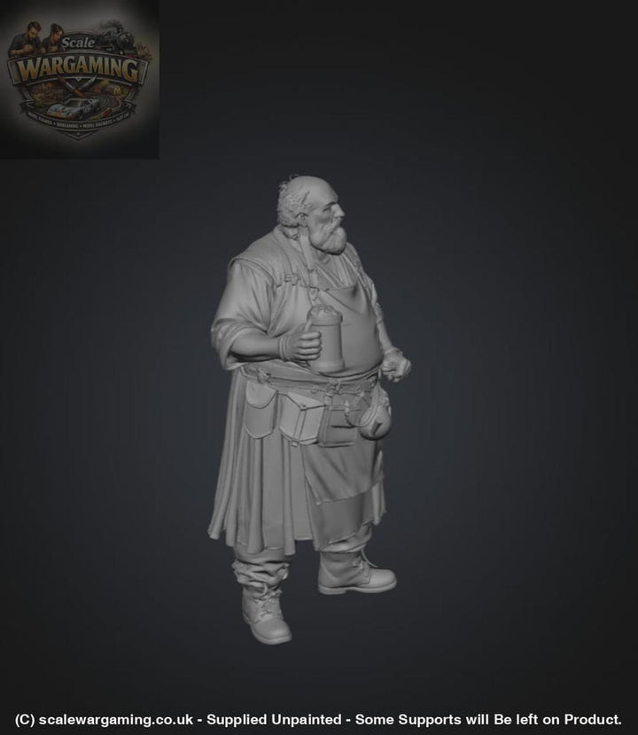 SW2186 Medieval Jailer with Beer - Figure
