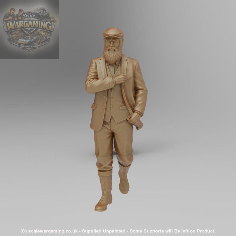 SW3015 Man in Tweeds Hill Walking - Figure