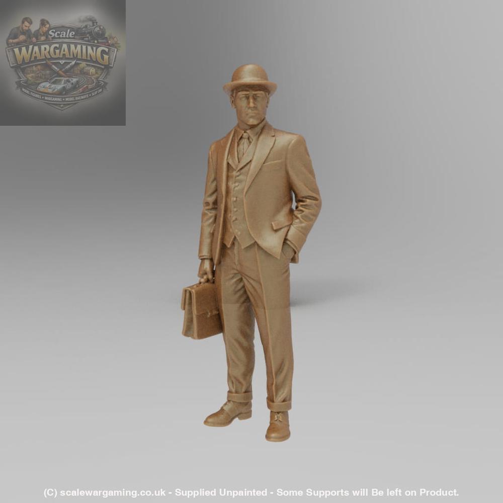 SW3037 1940 Male bowler Hat - Figure