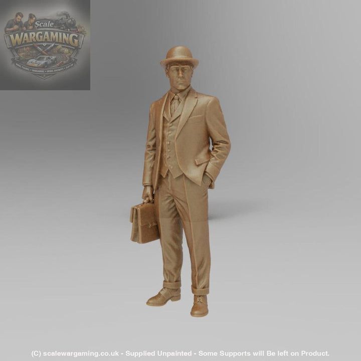 SW3037 1940 Male bowler Hat - Figure