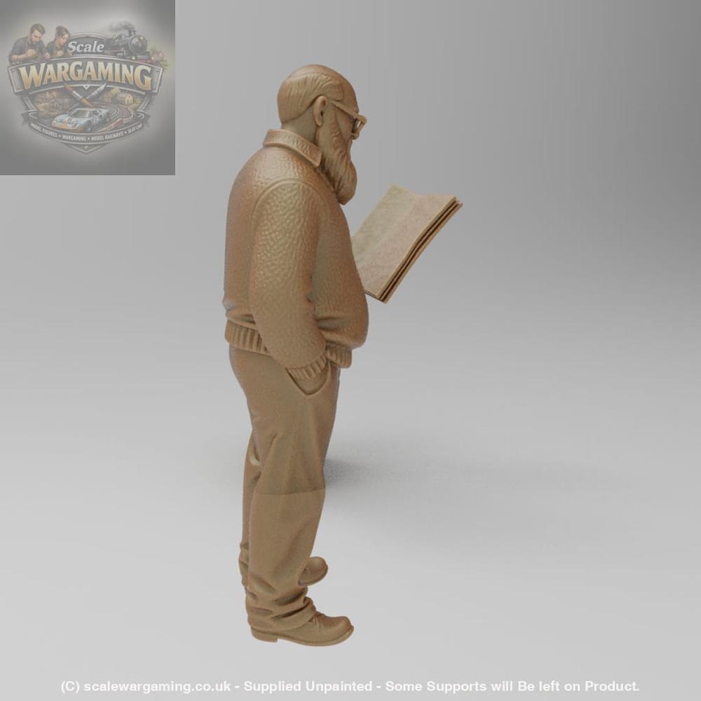 SW3045C Older Male with Beard - Figure