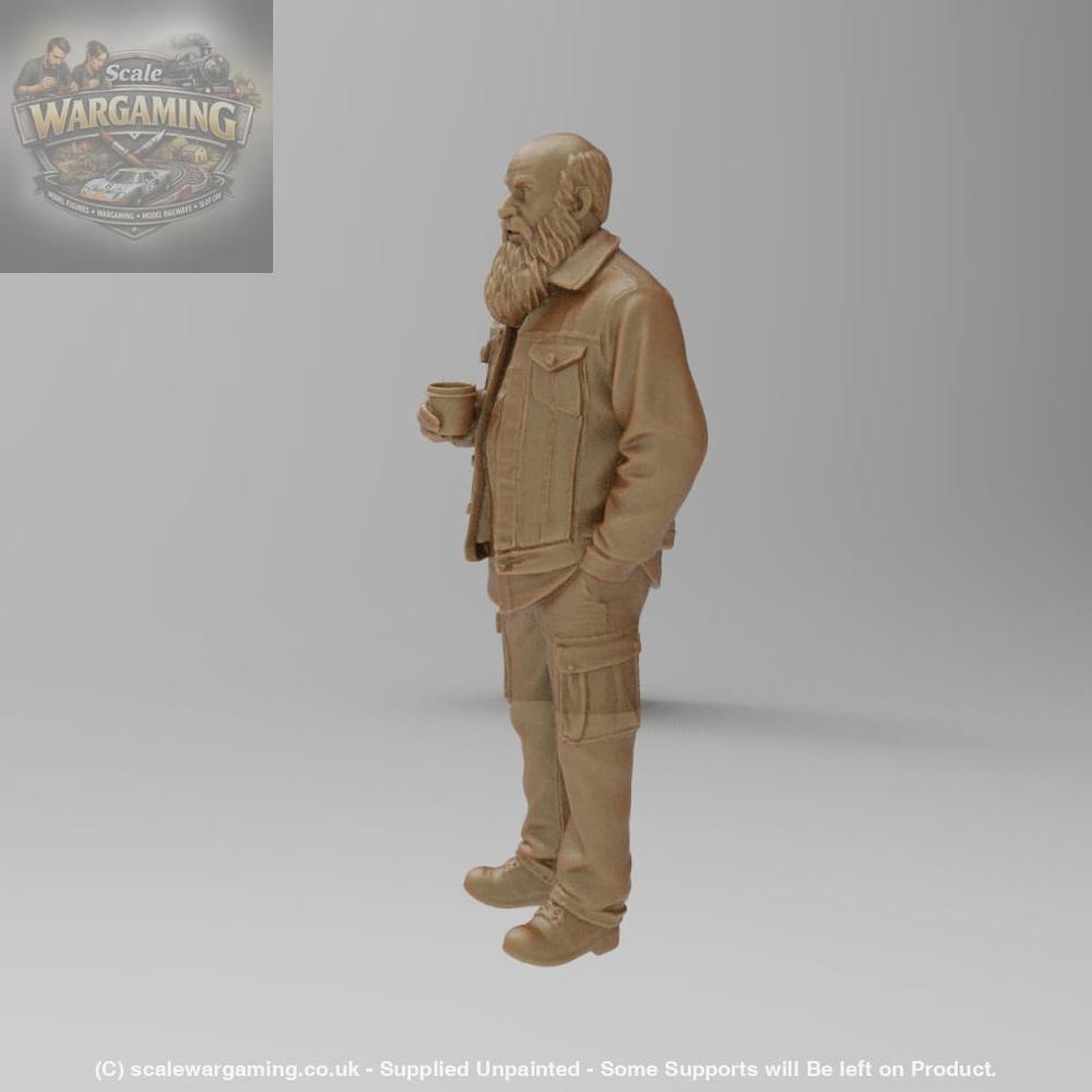 SW3045F Older Male with Beard - Figure