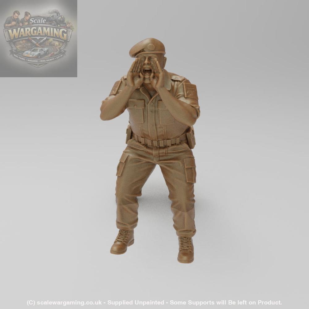 SW3062 Modern Royal Navy Male Shouting - Figure