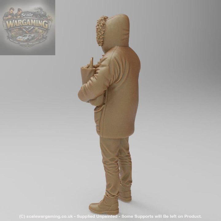 SW3081 Male Winter Shopper - Figure