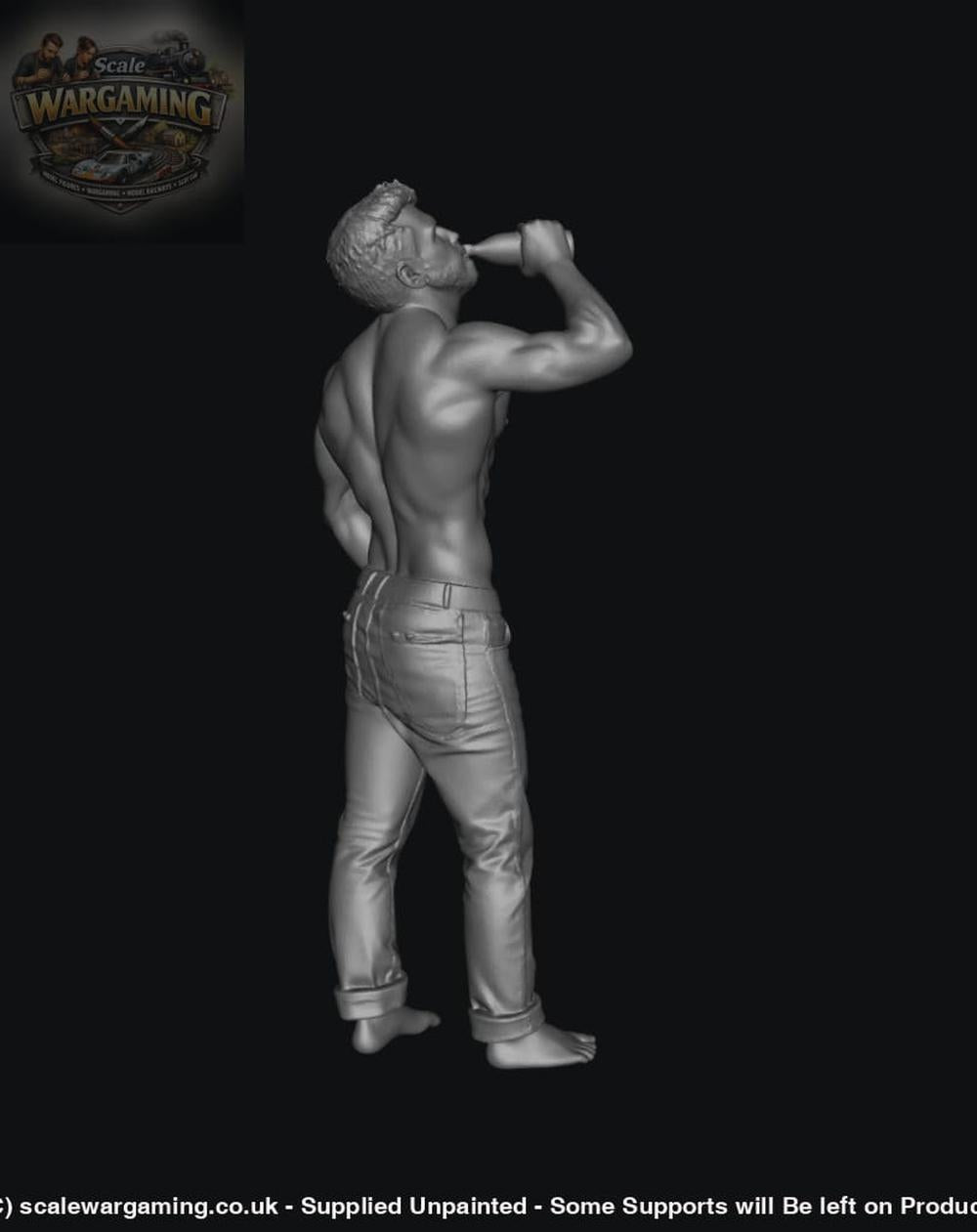 SW3104 Muscle Male Drinking Water - Figure