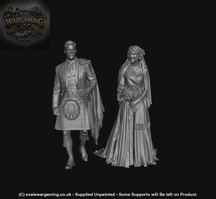 SW3106 Highland Wedding Couple - Figure