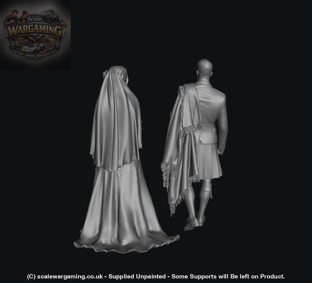 SW3106 Highland Wedding Couple - Figure