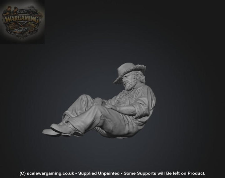 SW3113 Farmer Sitting Back - Figure